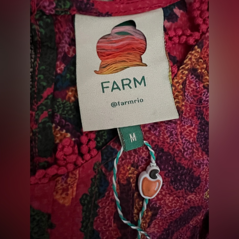 FARM Rio Red Paisley Mini Dress - Picture 8 of 12